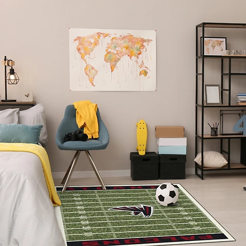 Atlanta Falcons Homefield Area Rug, 4x6