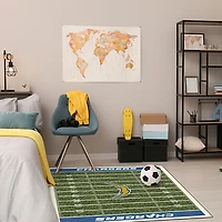 Los Angeles Chargers Homefield Area Rug, 4x6