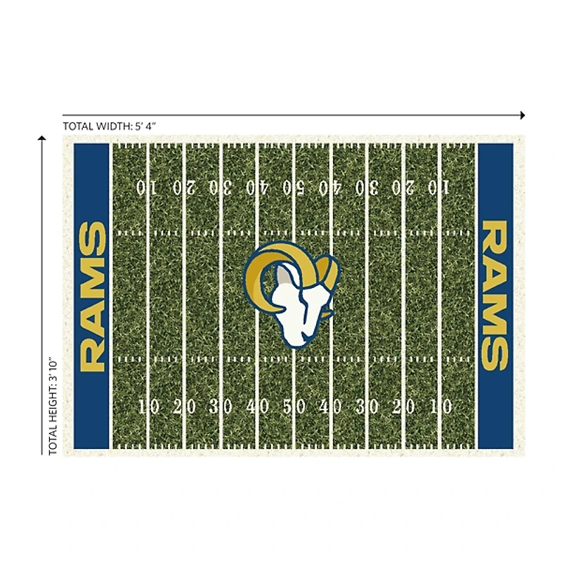 Los Angeles Rams Homefield Area Rug, 4x6