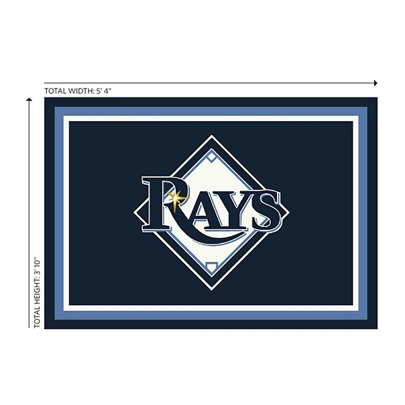 Tampa Bay Devil Rays MLB Spirit Rug, 4x5