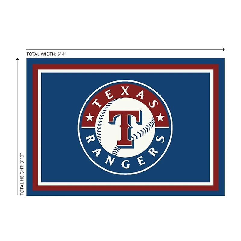 Texas Rangers MLB Spirit Rug, 4x5