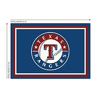 Texas Rangers MLB Spirit Rug, 4x5
