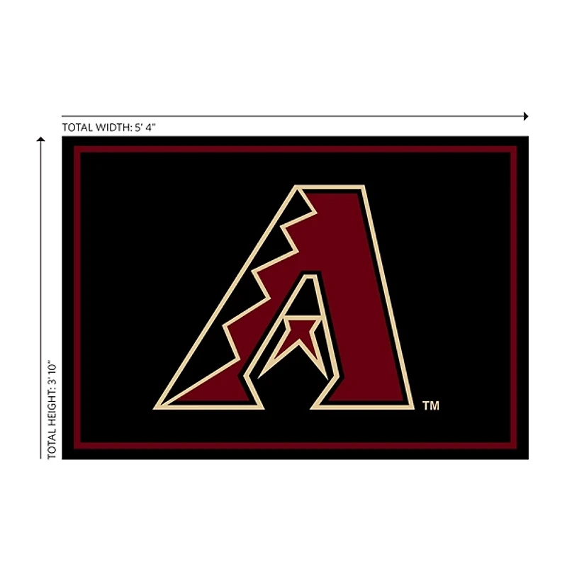 Arizona Diamondbacks MLB Spirit Rug, 4x5