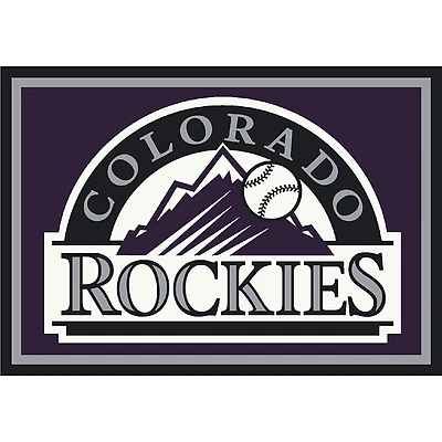 Colorado Rockies MLB Spirit Rug, 4x5