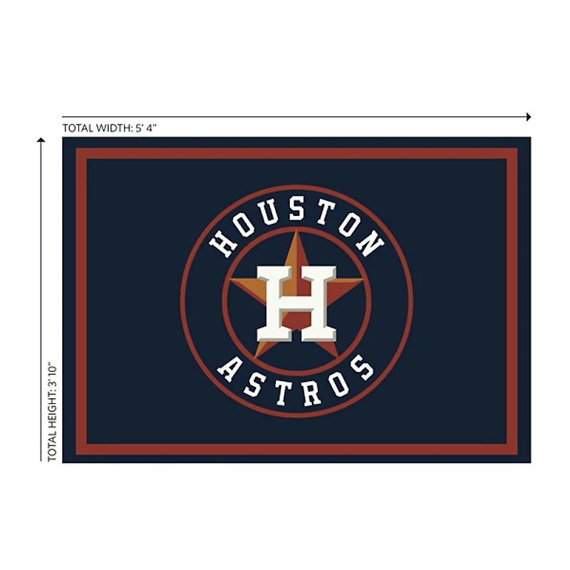 Houston Astros MLB Spirit Rug, 4x5