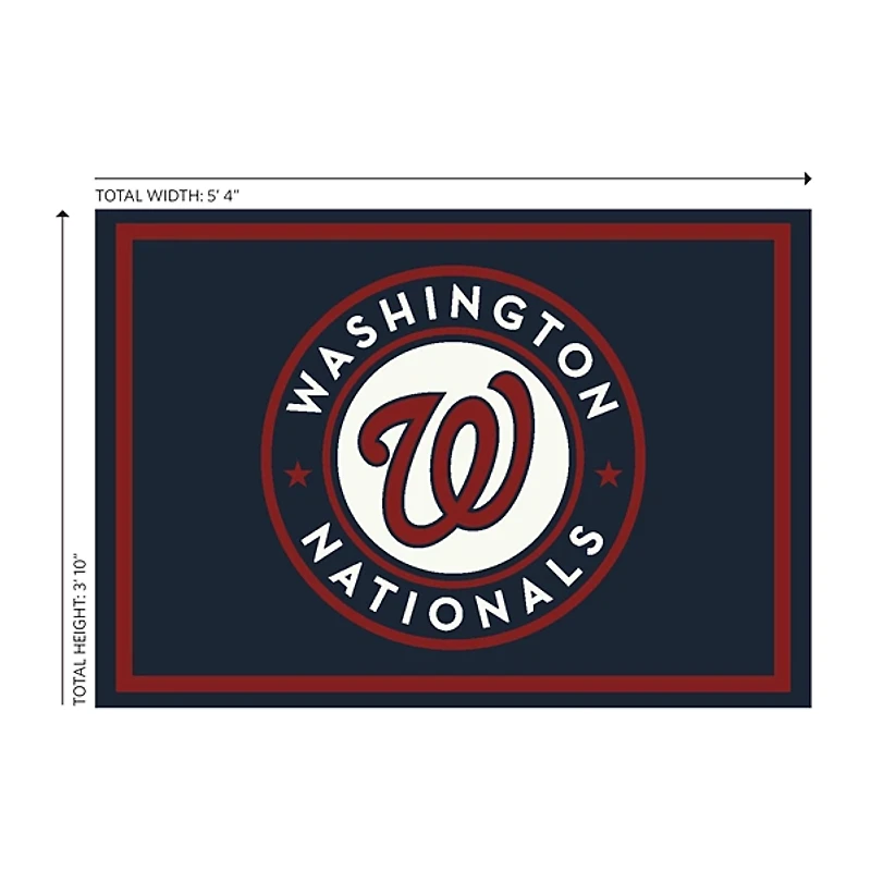 Washington Nationals MLB Spirit Rug, 4x5