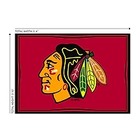 Chicago Blackhawks Area Rug, 4x6