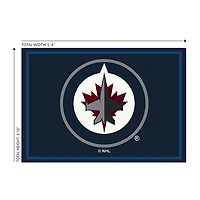 Winnipeg Jets Area Rug, 4x6