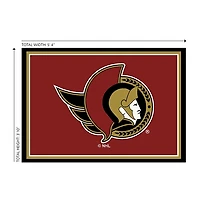 Ottawa Senators Area Rug, 4x6