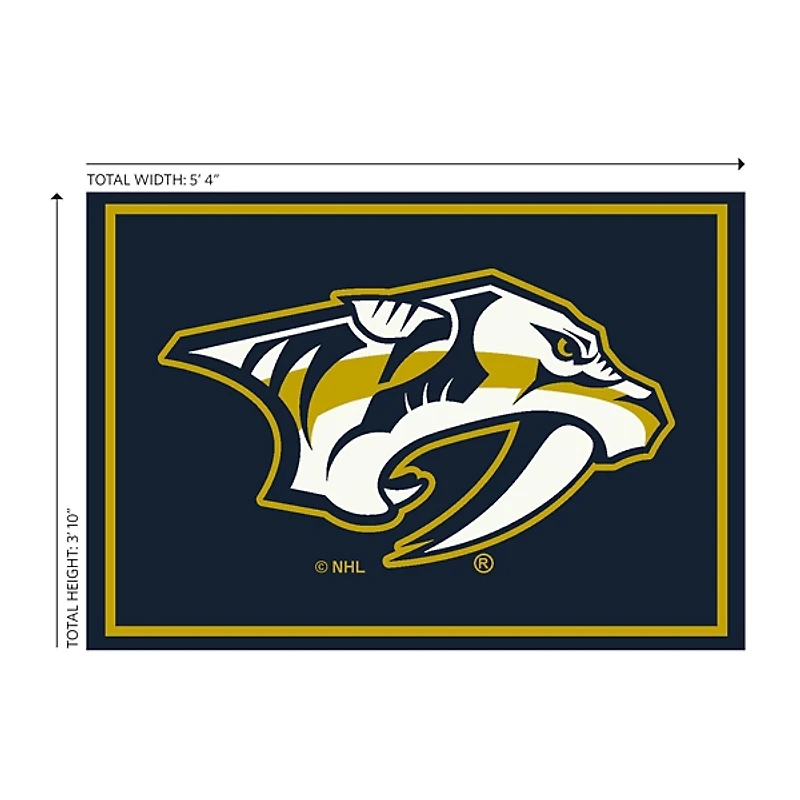 Nashville Predators Area Rug, 4x6