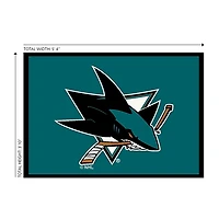 San Jose Sharks Area Rug, 4x6