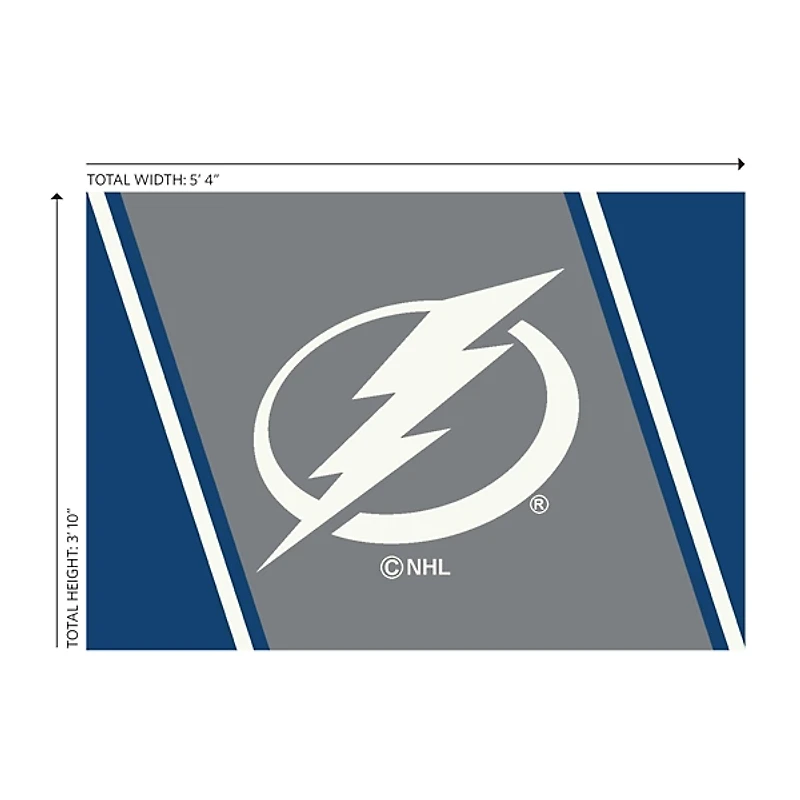 Tampa Bay Lightning Area Rug, 4x6
