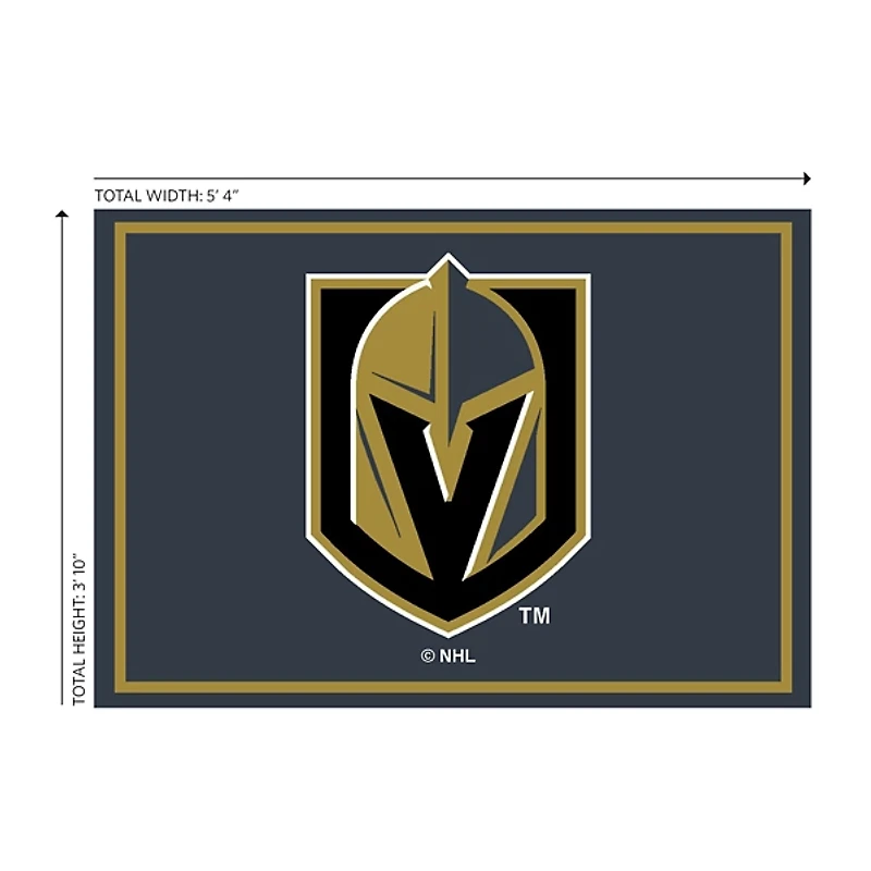 Las Vegas Golden Knights Area Rug, 4x6