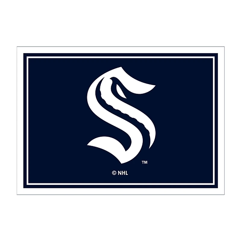 Seattle Kraken Area Rug, 4x6