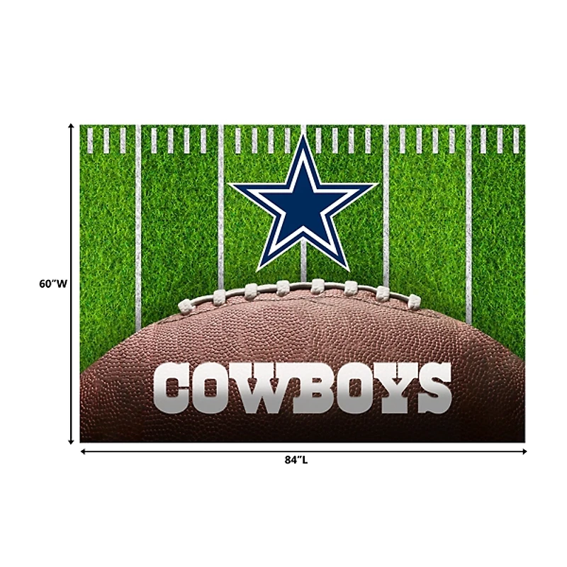 Dallas Cowboys Field Washable Area Rug, 5x7