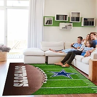 Dallas Cowboys Field Washable Area Rug, 5x7