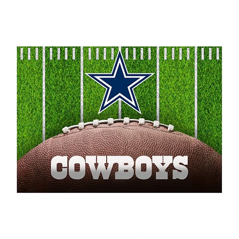 Dallas Cowboys Field Washable Area Rug, 5x7