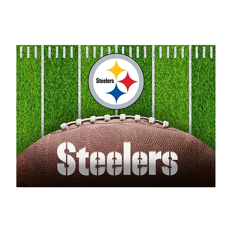 Pittsburgh Steelers Field Washable Area Rug, 5x7