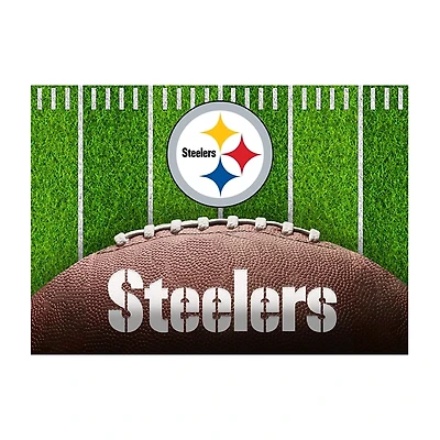 Pittsburgh Steelers Field Washable Area Rug, 5x7