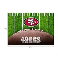 San Francisco 49ers Field Washable Area Rug, 5x7
