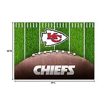 Kansas City Chiefs Field Washable Area Rug, 5x7