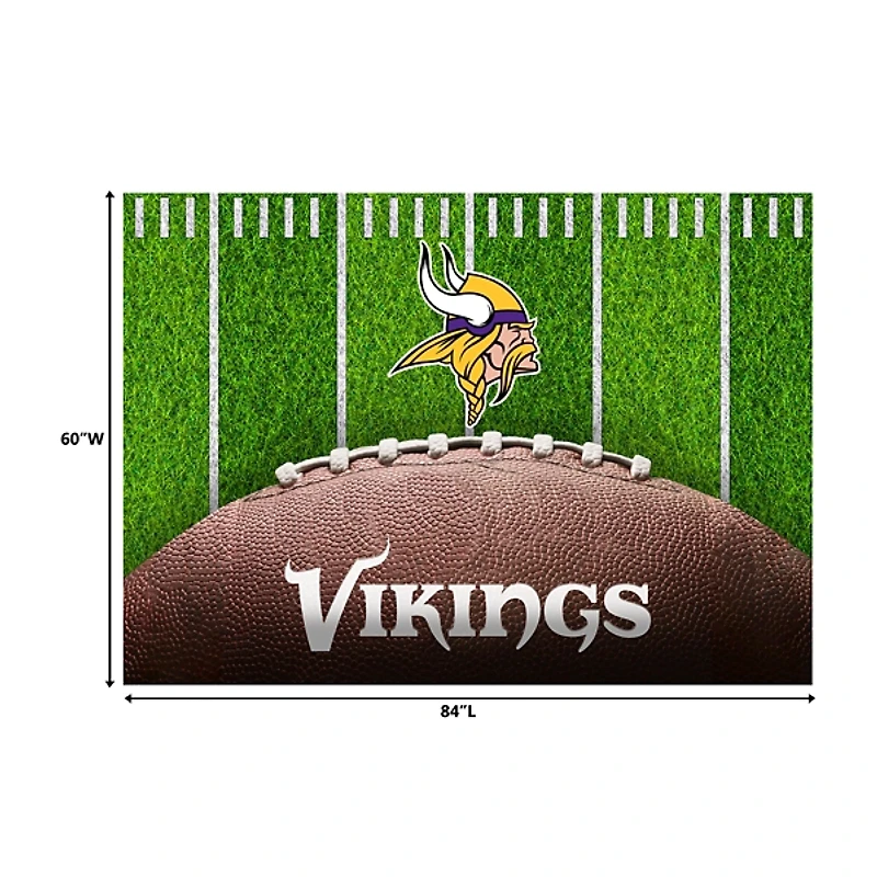 Minnesota Vikings Field Washable Area Rug, 5x7