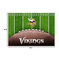 Minnesota Vikings Field Washable Area Rug, 5x7