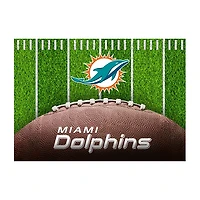 Miami Dolphins Field Washable Area Rug, 5x7