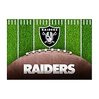 Las Vegas Raiders Field Washable Area Rug, 5x7