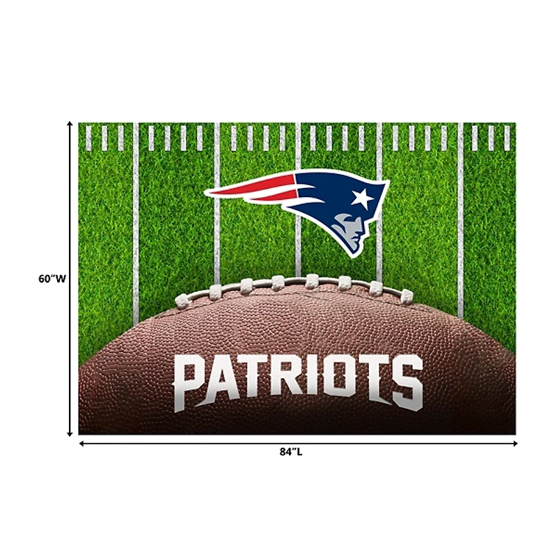 New England Patriots Field Washable Area Rug, 5x7