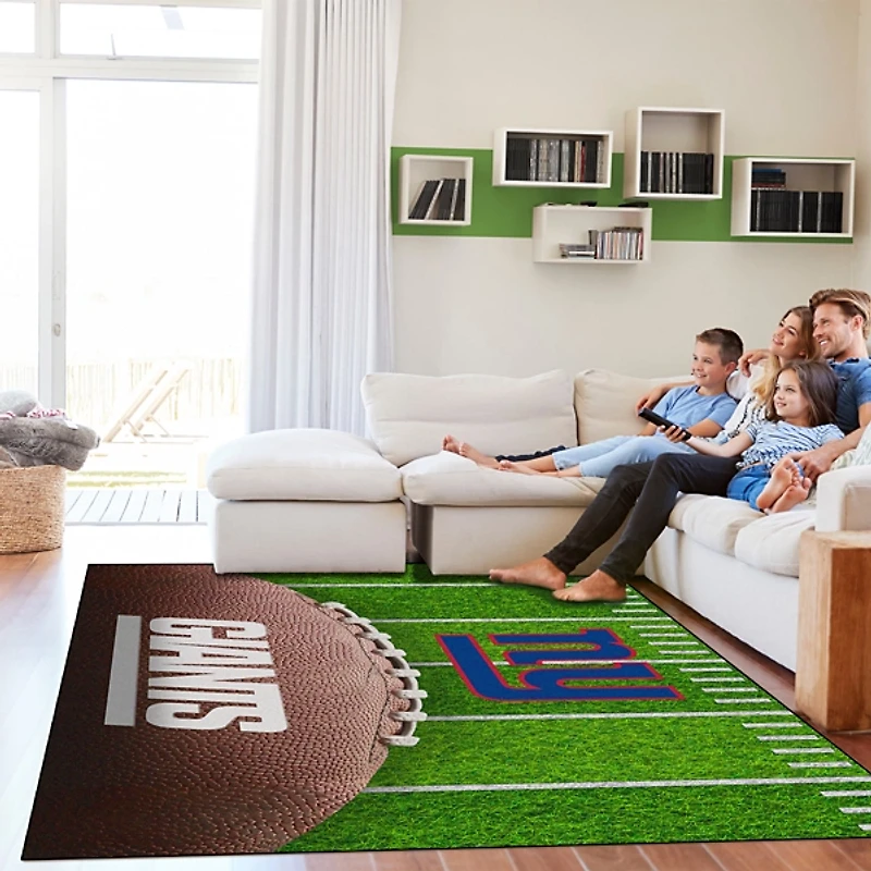 New York Giants Field Washable Area Rug, 5x7