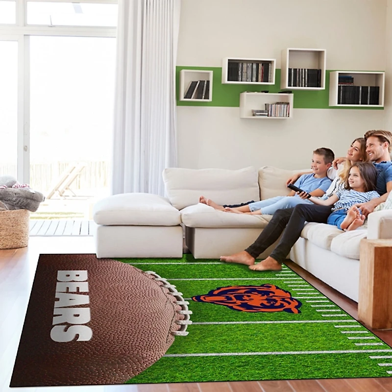 Chicago Bears Field Washable Area Rug, 5x7