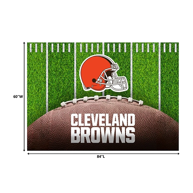 Cleveland Browns Field Washable Area Rug, 5x7