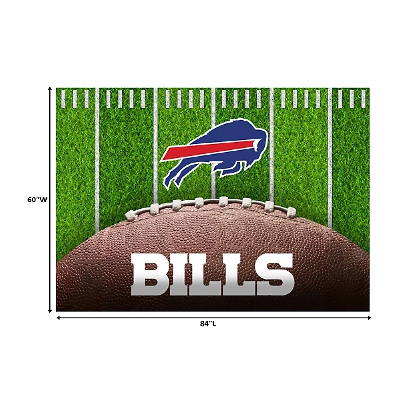 Buffalo Bills Field Washable Area Rug, 5x7