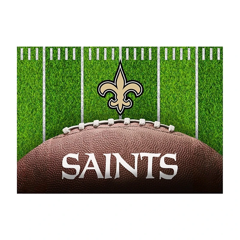 New Orleans Saints Field Washable Area Rug, 5x7