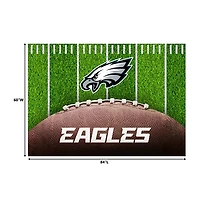 Philadelphia Eagles Field Washable Area Rug, 5x7
