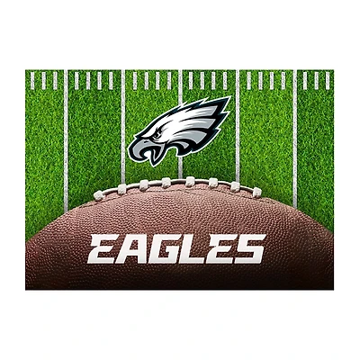 Philadelphia Eagles Field Washable Area Rug, 5x7