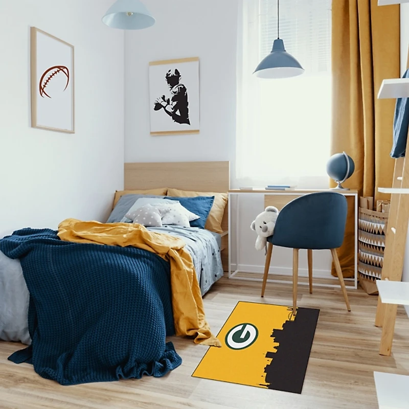 Hometown Green Bay Packers Washable Rug, 2x3