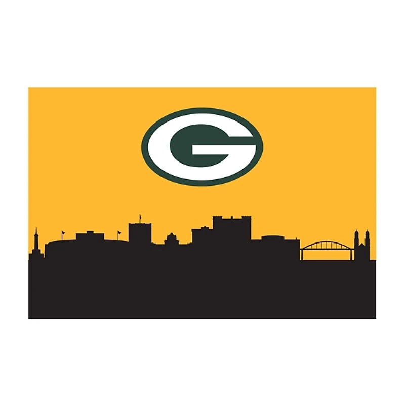 Hometown Green Bay Packers Washable Rug, 2x3