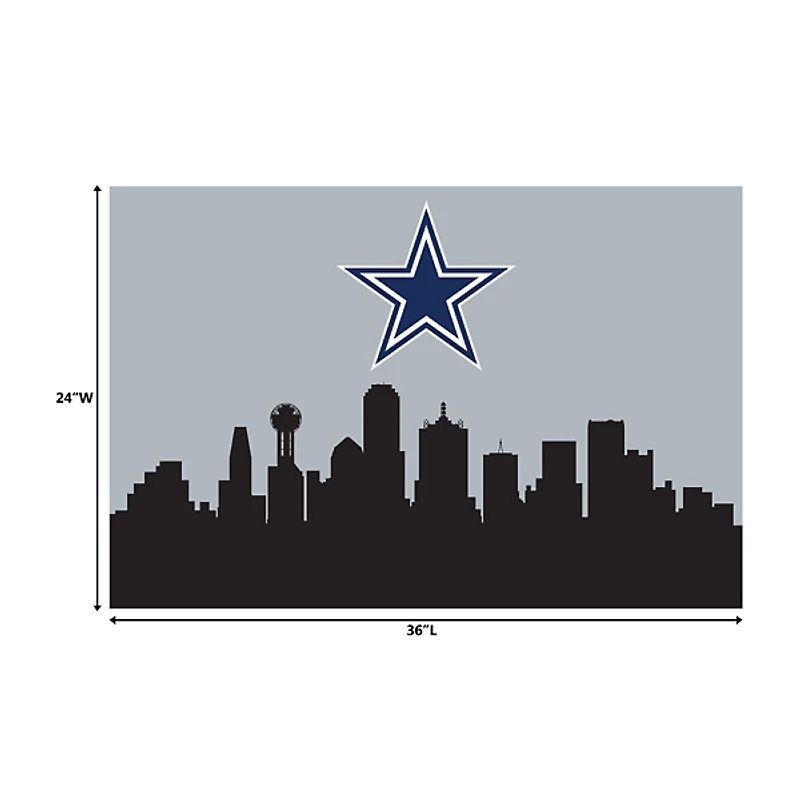 Hometown Dallas Cowboys Washable Rug, 2x3