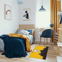 Hometown Pittsburgh Steelers Washable Rug, 2x3