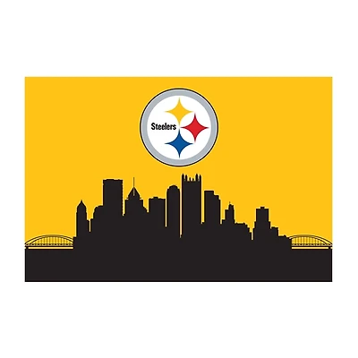 Hometown Pittsburgh Steelers Washable Rug, 2x3