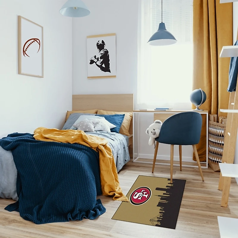 Hometown San Fransisco 49ers Washable Rug, 2x3