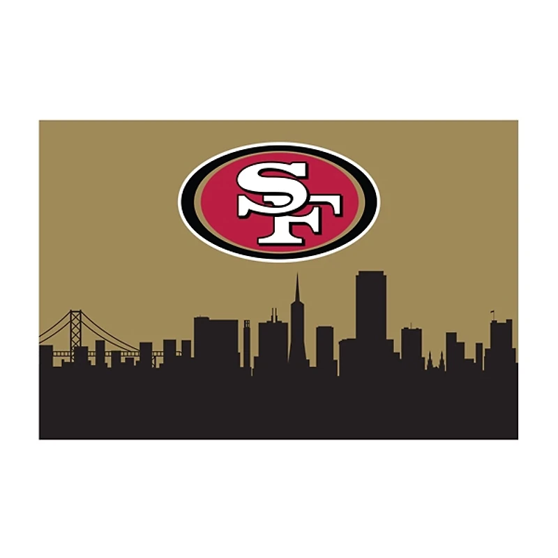 Hometown San Fransisco 49ers Washable Rug, 2x3