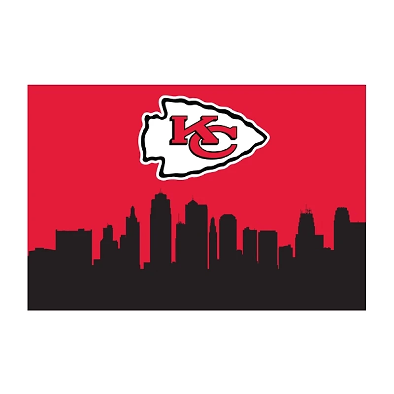 Hometown Kansas City Chiefs Washable Rug, 2x3