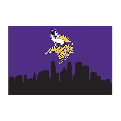 Hometown Minnesota Vikings Washable Rug, 2x3