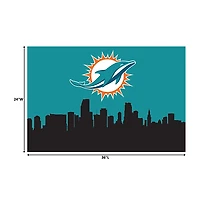 Hometown Miami Dolphins Washable Rug, 2x3