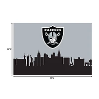 Hometown Las Vegas Raiders Washable Rug, 2x3