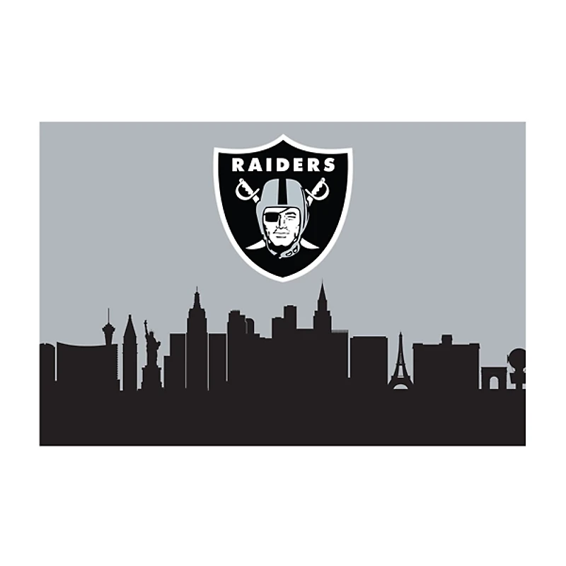 Hometown Las Vegas Raiders Washable Rug, 2x3
