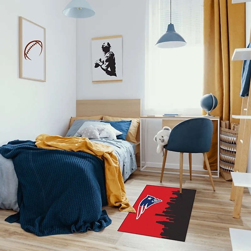 Hometown New England Patriots Washable Rug, 2x3